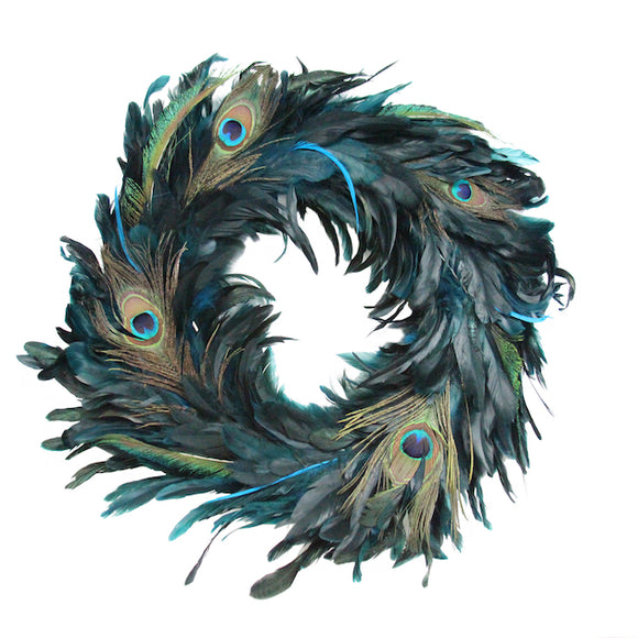 Peacock Feather Centrepiece