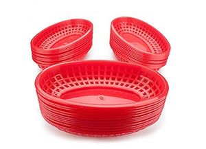 Red Food Baskets with Liners