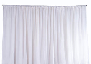 Backdrop Panel - White Sheer