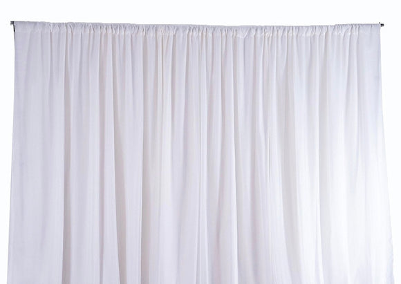 Backdrop Panel - White Sheer